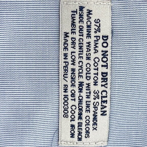 Peter Millar Prima Cotton & Spandex Pants Size 34/30 Tan Khaki - Picture 5 of 5